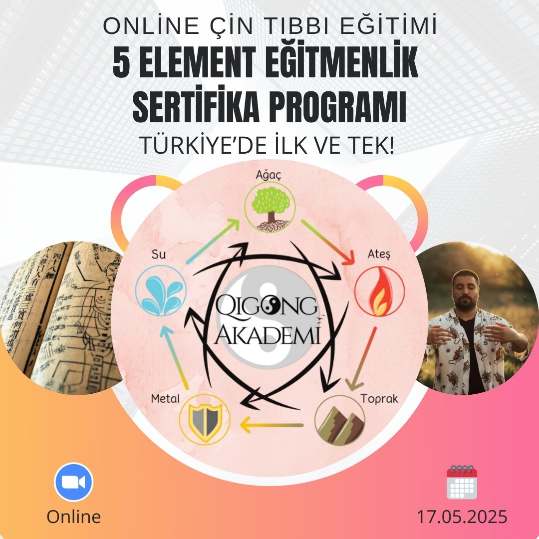 ONLİNE 5 ELEMENT EĞİTMENLİK SERTİFİKA PROGRAMI (64 SAAT)