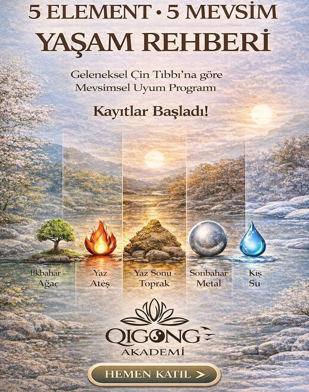 5 ELEMENT 5 MEVSİM YAŞAM REHBERİ (İNDİRİMLİ 5 MODÜL)